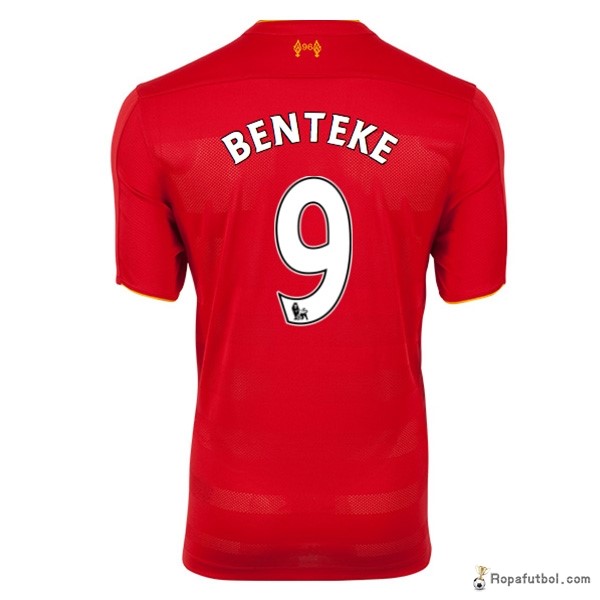 Camiseta Liverpool Replica Primera Ropa Benteke 2016/17 Rojo